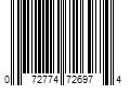 Barcode Image for UPC code 072774726974