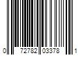 Barcode Image for UPC code 072782033781