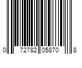 Barcode Image for UPC code 072782058708