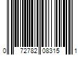 Barcode Image for UPC code 072782083151