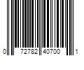 Barcode Image for UPC code 072782407001