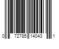 Barcode Image for UPC code 072785140431