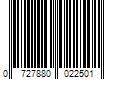 Barcode Image for UPC code 0727880022501