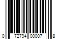 Barcode Image for UPC code 072794000078