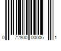 Barcode Image for UPC code 072800000061