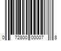 Barcode Image for UPC code 072800000078