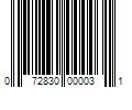 Barcode Image for UPC code 072830000031