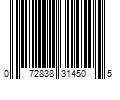 Barcode Image for UPC code 072838314505