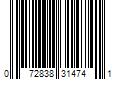 Barcode Image for UPC code 072838314741