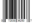 Barcode Image for UPC code 072838362537