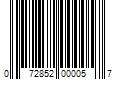 Barcode Image for UPC code 072852000057