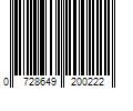 Barcode Image for UPC code 0728649200222