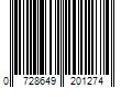 Barcode Image for UPC code 0728649201274