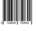 Barcode Image for UPC code 0728649750642