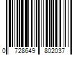 Barcode Image for UPC code 0728649802037