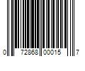 Barcode Image for UPC code 072868000157