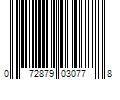 Barcode Image for UPC code 072879030778