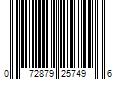 Barcode Image for UPC code 072879257496