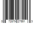 Barcode Image for UPC code 072879275513