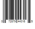 Barcode Image for UPC code 072879443165