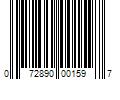 Barcode Image for UPC code 072890001597. Product Name: Heineken Light Lager Beer (12 fl. oz. bottle, 12 pk.)