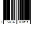 Barcode Image for UPC code 0728947000111