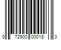 Barcode Image for UPC code 072900000183