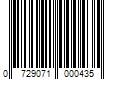 Barcode Image for UPC code 0729071000435