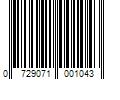 Barcode Image for UPC code 0729071001043