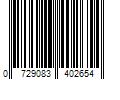 Barcode Image for UPC code 0729083402654