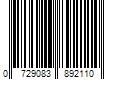 Barcode Image for UPC code 0729083892110