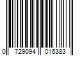 Barcode Image for UPC code 0729094016383