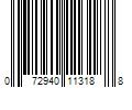 Barcode Image for UPC code 072940113188. Product Name: 