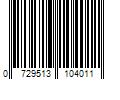 Barcode Image for UPC code 0729513104011