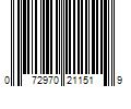 Barcode Image for UPC code 072970211519