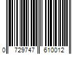 Barcode Image for UPC code 0729747610012