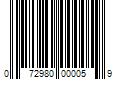 Barcode Image for UPC code 072980000059