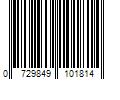 Barcode Image for UPC code 0729849101814