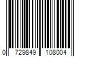 Barcode Image for UPC code 0729849108004