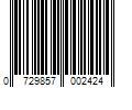 Barcode Image for UPC code 0729857002424