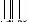 Barcode Image for UPC code 0729881543160