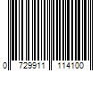 Barcode Image for UPC code 0729911114100