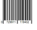 Barcode Image for UPC code 0729911119402