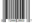 Barcode Image for UPC code 072999255037