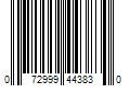 Barcode Image for UPC code 072999443830