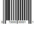 Barcode Image for UPC code 073000000011