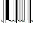 Barcode Image for UPC code 073000000615