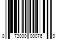 Barcode Image for UPC code 073000000769