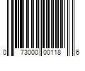 Barcode Image for UPC code 073000001186