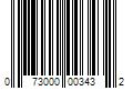 Barcode Image for UPC code 073000003432